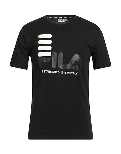 FILA T-shirt Black 100% Cotton
