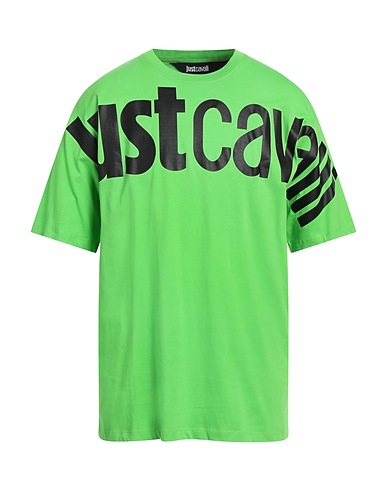 JUST CAVALLI T-shirt Green 100% Cotton