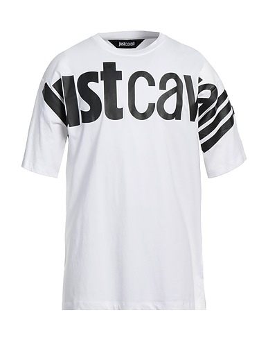 JUST CAVALLI T-Shirt Weiß 100% Baumwolle