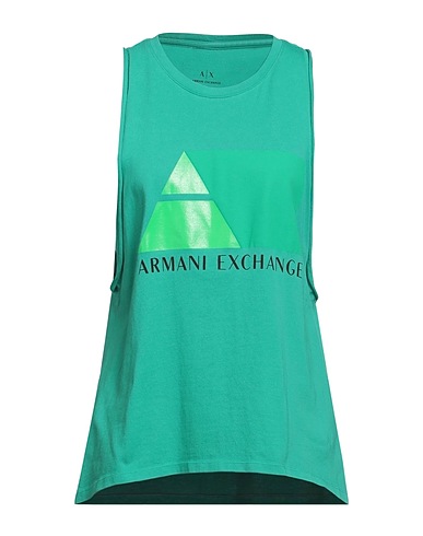 ARMANI EXCHANGE Canotta Verde chiaro 100% Cotone