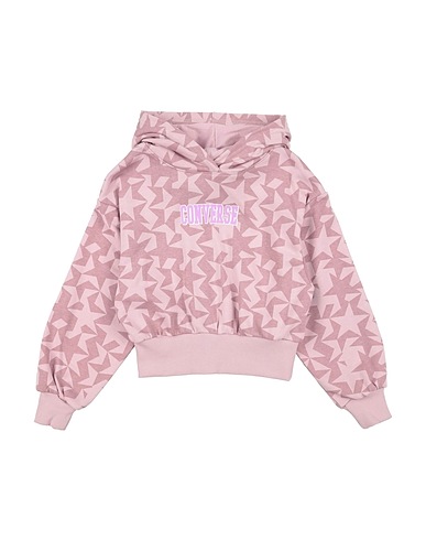 CONVERSE Sweatshirt WIDE RIB HEM PRINTED HOOD
 Antique rose 60% Cotton, 40% Polyester