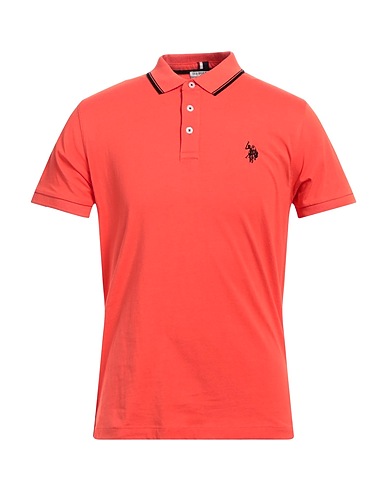 U.S.POLO ASSN. Polo Arancione 100% Cotone