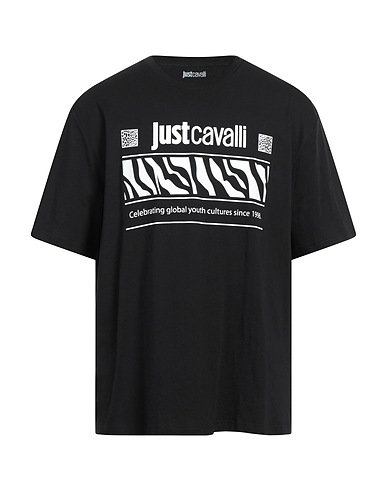 JUST CAVALLI T-shirt Black 100% Cotton