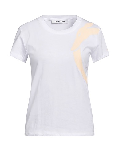 TRUSSARDI Ｔシャツ ホワイト コットン 100%