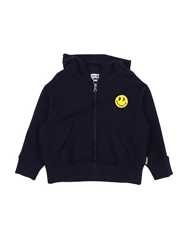 PALM ANGELS Sweatshirt Navy blue 100% Cotton, Elastane