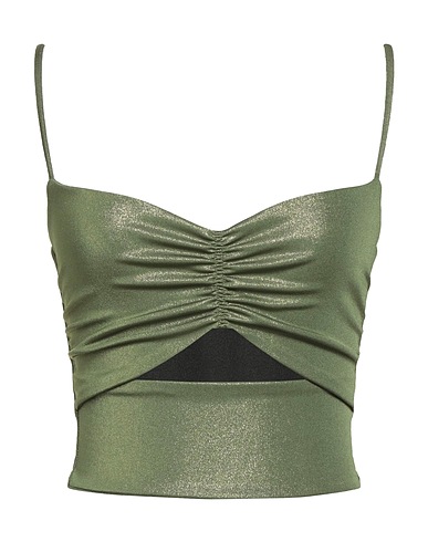 GAëLLE Paris Top Military green 92% Polyester, 8% Elastane