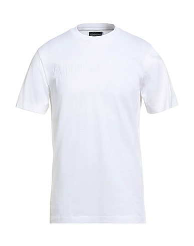 EMPORIO ARMANI Basic T-Shirt White 100% Cotton