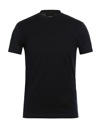 EMPORIO ARMANI Basic T-Shirt Black 100% Cotton