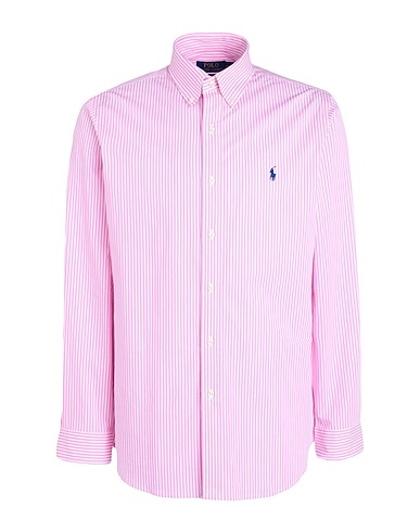 POLO RALPH LAUREN Striped shirt SLIM FIT STRIPED STRETCH POPLIN SHIRT
 Pink 91% Cotton, 9% Elastane