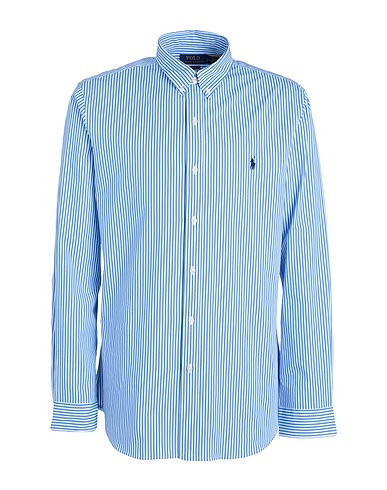 POLO RALPH LAUREN Striped shirt SLIM FIT STRIPED STRETCH POPLIN SHIRT
 Blue 91% Cotton, 9% Elastane
