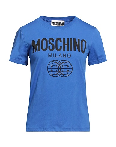 MOSCHINO T-shirt COUTURE Blue 100% Cotton