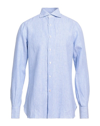 ISAIA Linen shirt Sky blue 100% Linen