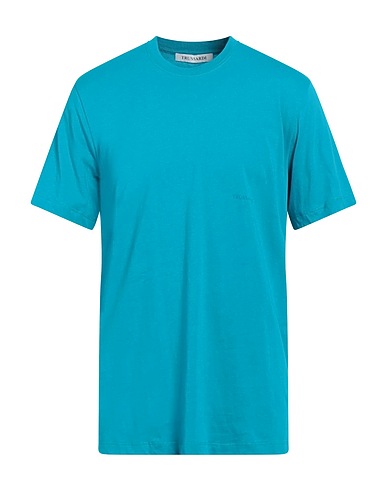 TRUSSARDI T-shirt Turquoise 100% Cotton