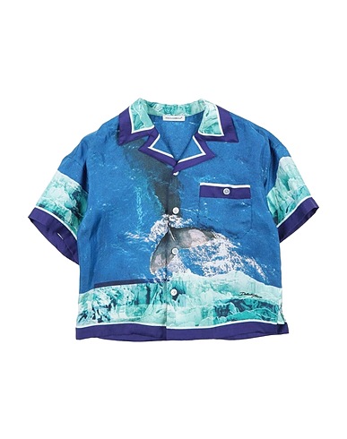 DOLCE&GABBANA Hemd mit Muster 100% Seide