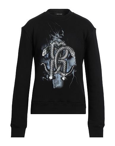 ROBERTO CAVALLI Sweatshirt Black 100% Cotton