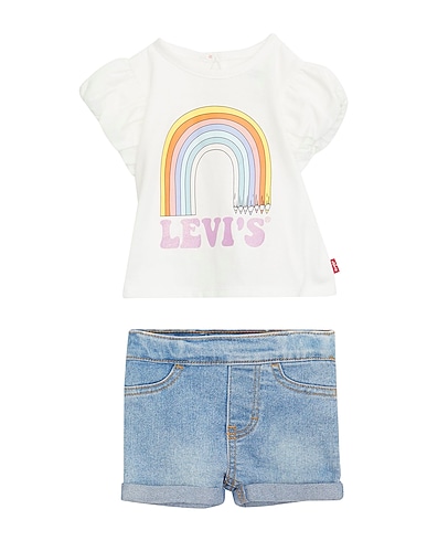 LEVI'S Baby co-ord  White 60% Cotton, 40% Polyester, Elastane