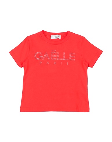 GAëLLE Paris T-shirt Red 95% Cotton, 5% Elastane