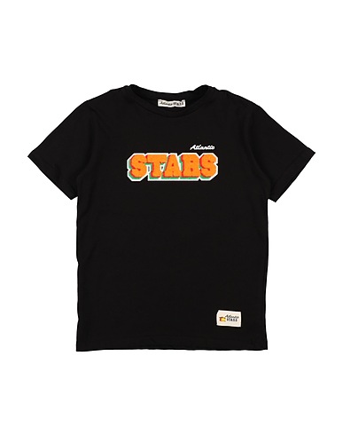 ATLANTIC STARS T-shirt Black 100% Cotton