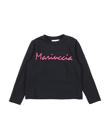 MARIUCCIA T-shirt Black 90% Cotton, 10% Elastane