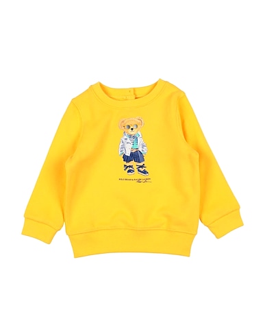 POLO RALPH LAUREN スウェット Polo Bear Fleece Sweatshirt
 イエロー コットン 60% / ポリエステル 40%