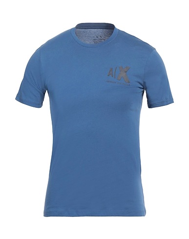 ARMANI EXCHANGE Ｔシャツ ブルーグレー コットン 100%