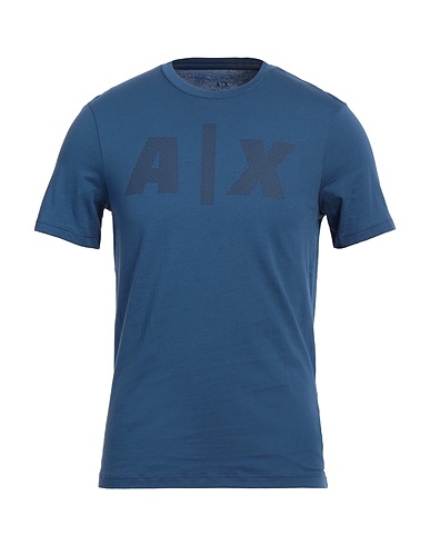 ARMANI EXCHANGE T-shirt Slate blue 100% Cotton