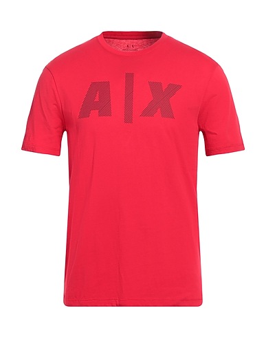 ARMANI EXCHANGE T-shirt Red 100% Cotton