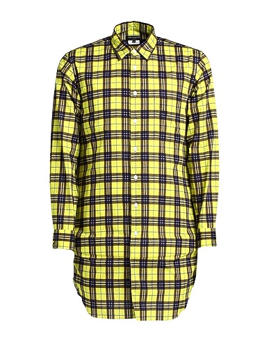 COMME des GARÇONS Checked shirt Lime green 100% Cotton