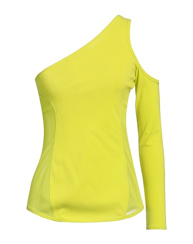 ISSEY MIYAKE One-shoulder top Green 100% Polyester