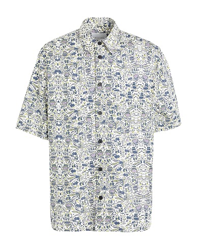 ISABEL MARANT Patterned shirt Pastel yellow 100% Cotton
