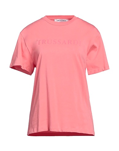 TRUSSARDI T-shirt Salmon pink 100% Cotton