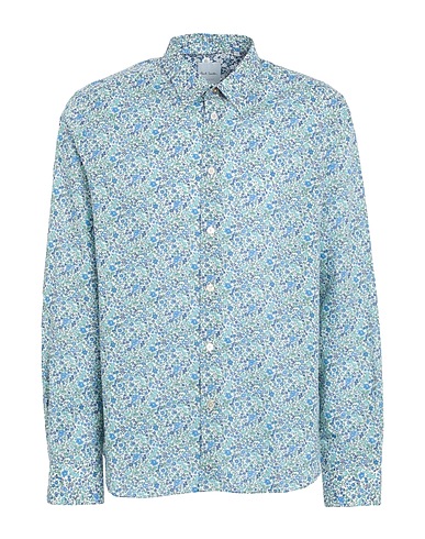 PAUL SMITH Patterned shirt White 100% Cotton
