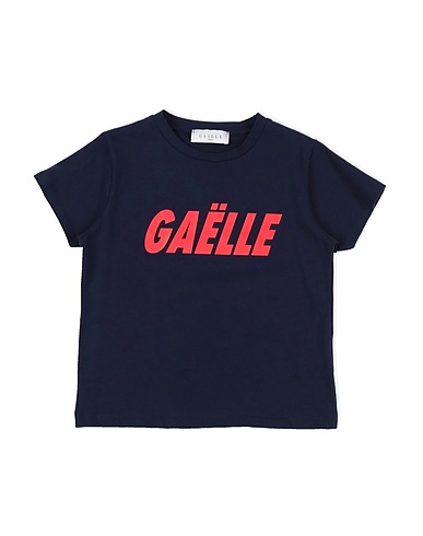 GAëLLE Paris T-shirt Midnight blue 93% Cotton, 7% Elastane