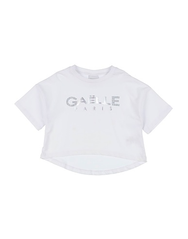 GAëLLE Paris T-shirt Bianco 95% Cotone, 5% Elastan