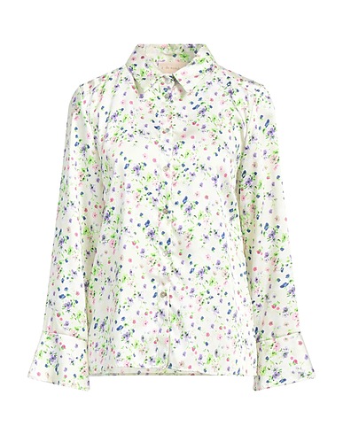 I BLUES Floral shirts & blouses Cream 100% Polyester