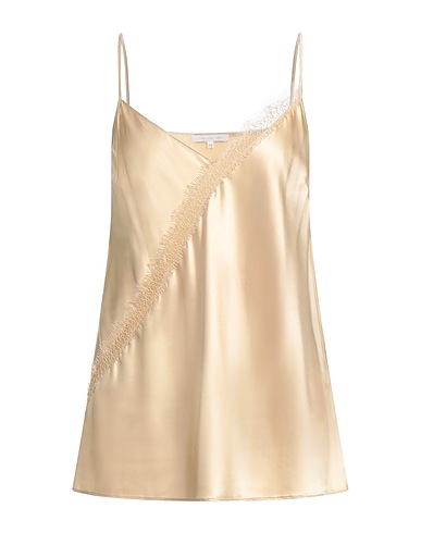 PATRIZIA PEPE Camisole Beige 67% Viscose, 28% Polyamide, 5% Elastane