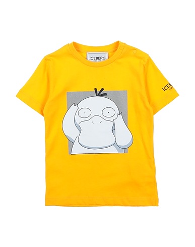 ICEBERG T-shirt Yellow 100% Cotton
