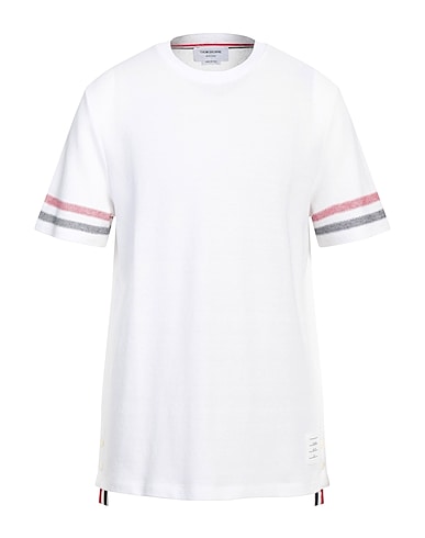 THOM BROWNE Basic T-Shirt White 100% Cotton
