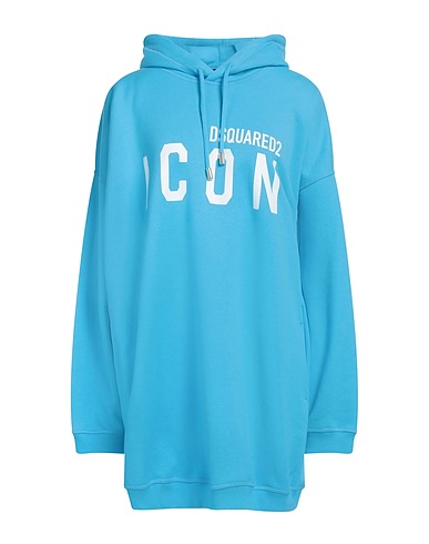 DSQUARED2 Felpa Azzurro 100% Cotone, Elastan