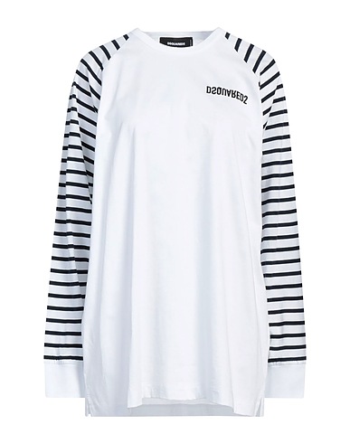 DSQUARED2 Oversize-T-Shirt Weiß 100% Baumwolle