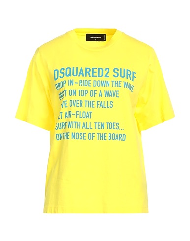 DSQUARED2 T-shirt Yellow 100% Cotton