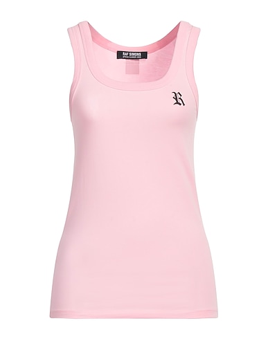 RAF SIMONS Canotta Rosa 100% Cotone