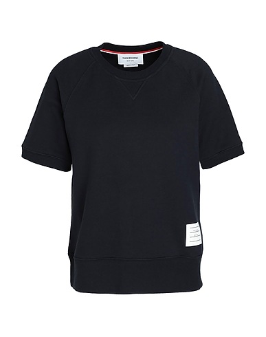 THOM BROWNE Sweatshirt Navy blue 100% Cotton