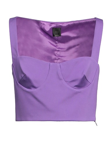 PINKO Top Purple 65% Viscose, 30% Polyamide, 5% Elastane