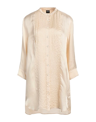 ASPESI Solid colour shirts & blouses Beige 100% Viscose