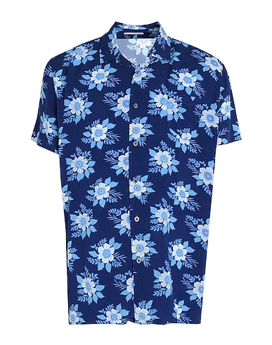 GREY DANIELE ALESSANDRINI Patterned shirt 100% Viscose