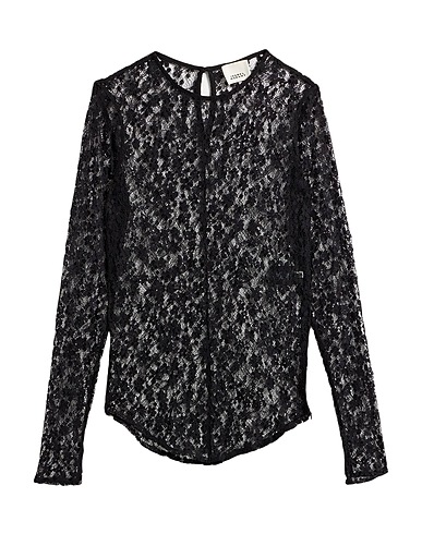 ISABEL MARANT Top Black 80% Cotton, 20% Polyamide