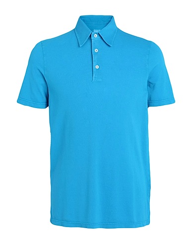 FEDELI Polo Azzurro 100% Cotone