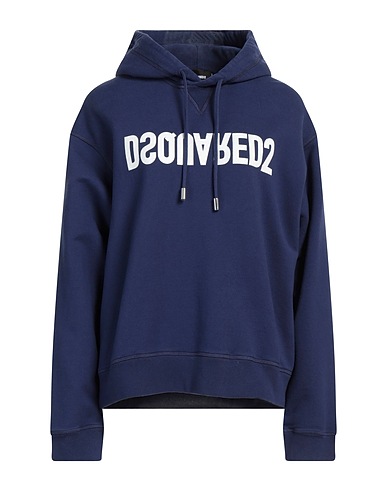 DSQUARED2 Felpa Blu navy 100% Cotone