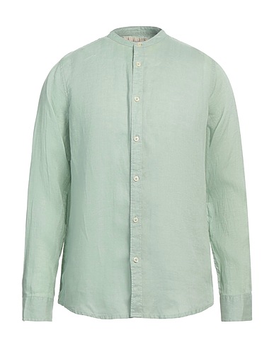 MARKUP Chemise de couleur unie Vert sauge 100% Lin